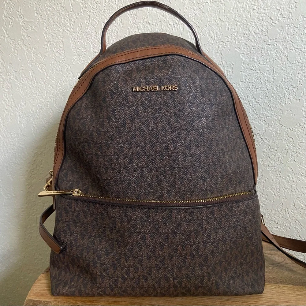 Michael Kors Sheila Medium Logo Backpack